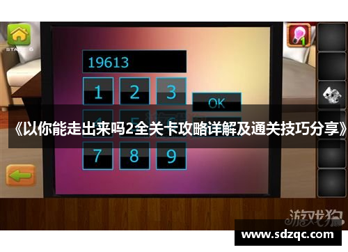 《以你能走出来吗2全关卡攻略详解及通关技巧分享》